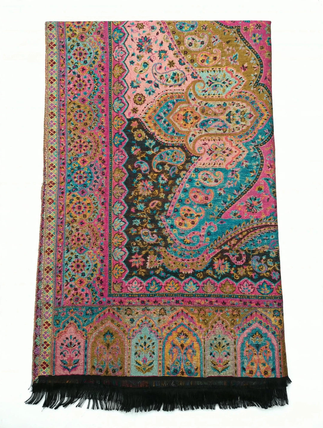 Premium Quality Extremely Soft Pashmina Cashmere Reversible Shawl