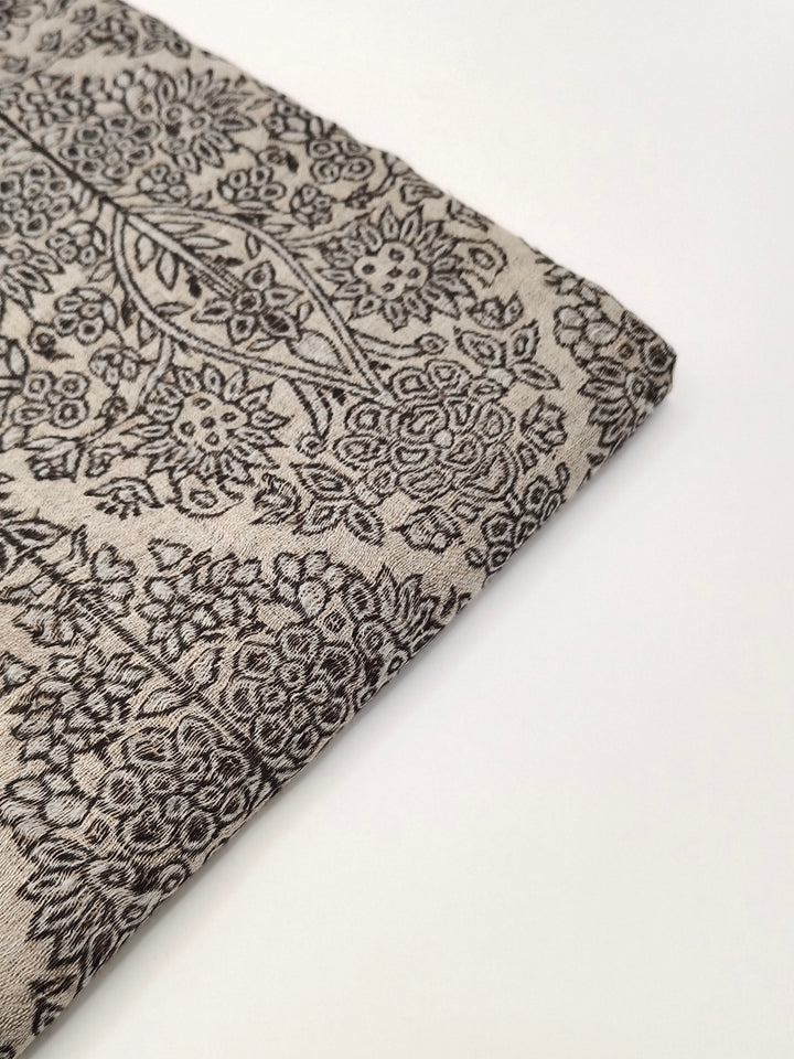 Extremely Soft Pashmina Kani Shawl With Khadi Pattern