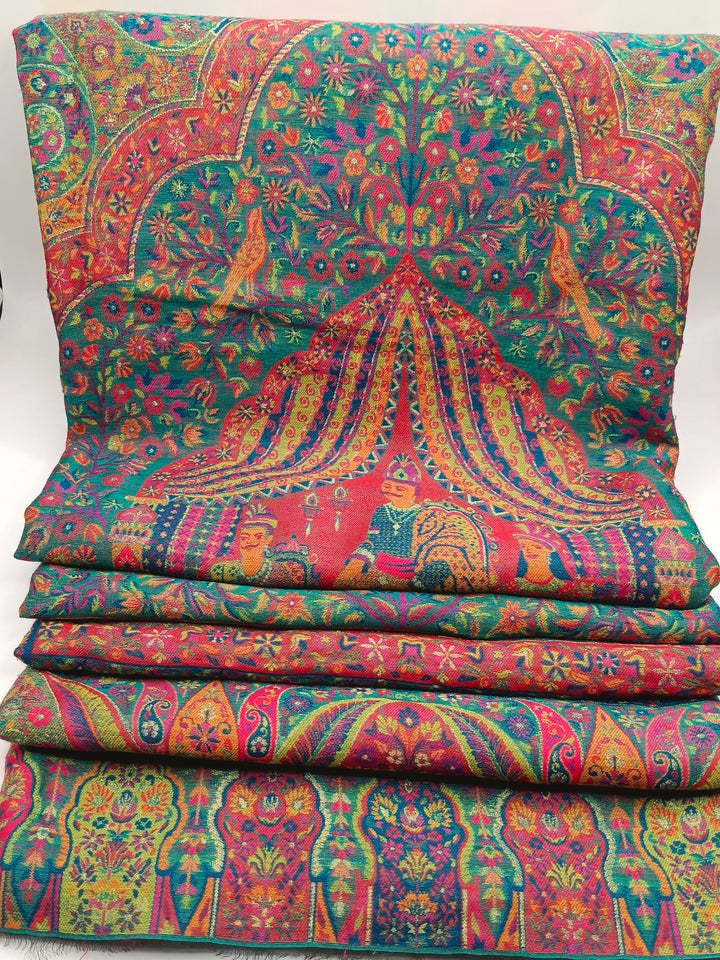Premium Quality Extremely Soft kani Pashmina Cashmere Shawl