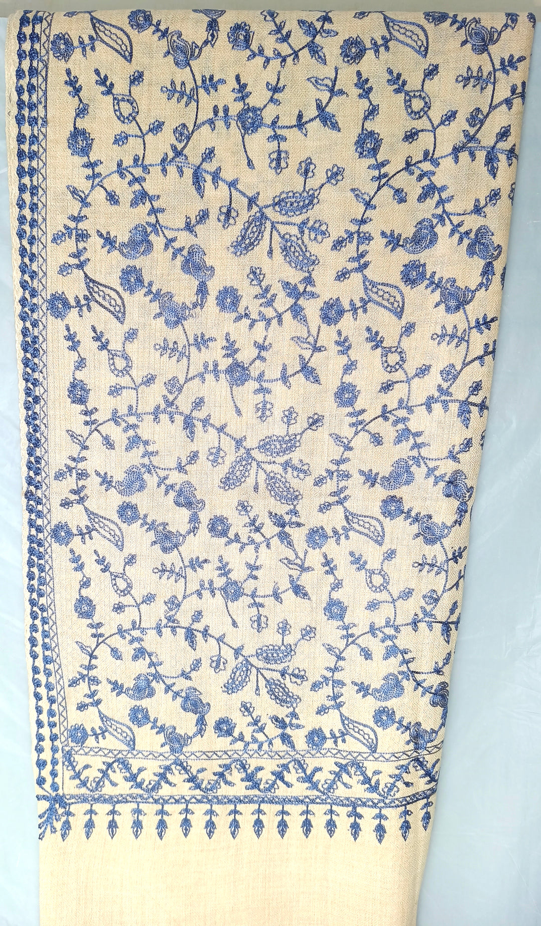 Embroidered Pashmina Shawl With Ari Work