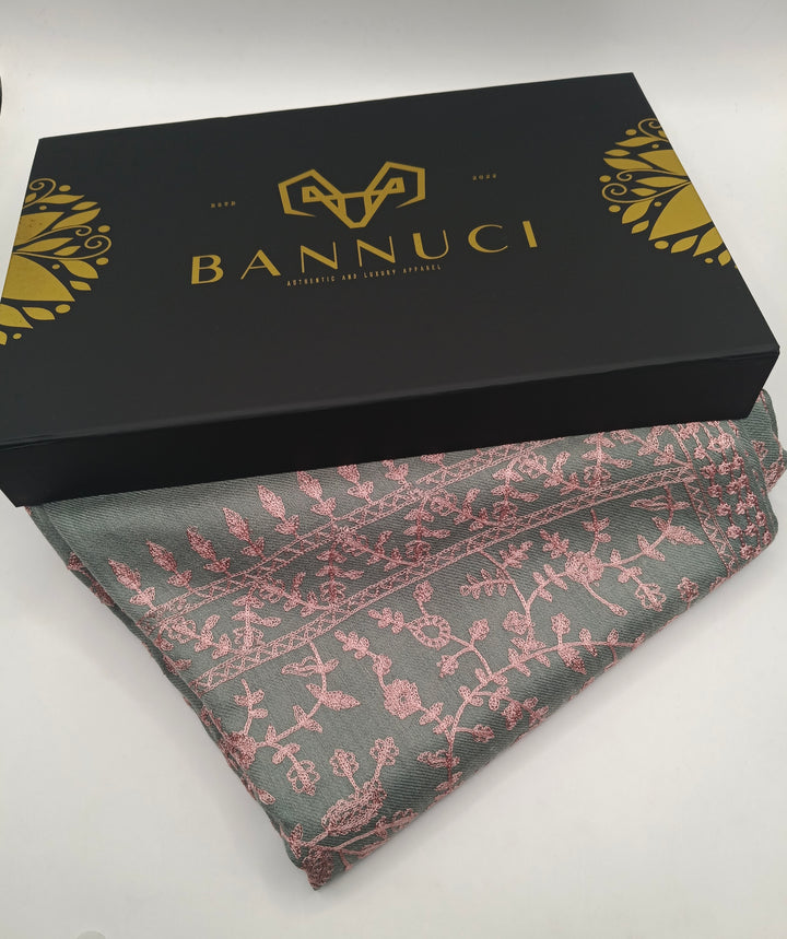 Embroidered Pashmina Shawl With Ari Work