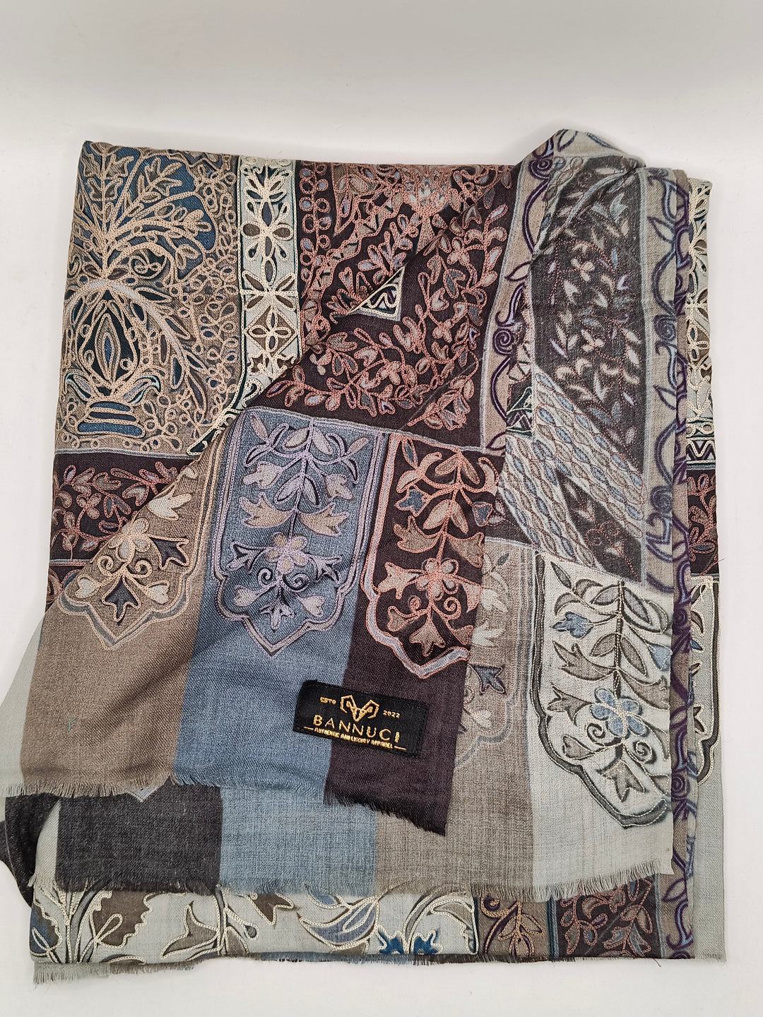 Premium Quality Kalmkar Shawl With Machine Ari Work
