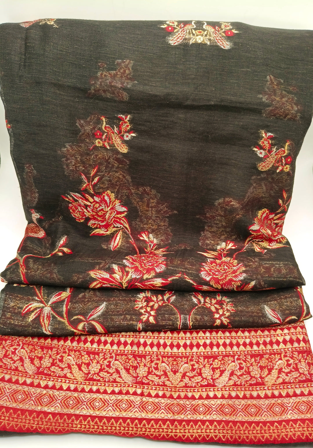 Premium Quality Light Weight kani Silk Shawl