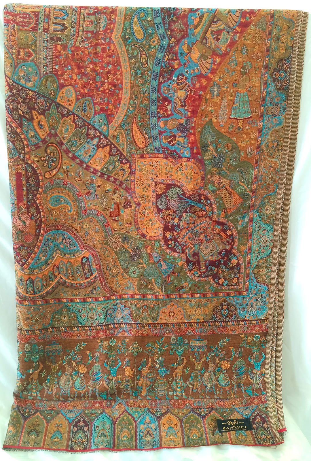 Premium Quality Extremely Soft kani Pashmina Cashmere Shawl