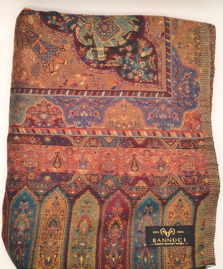 Premium Quality Extremely Soft kani Pashmina Cashmere Shawl