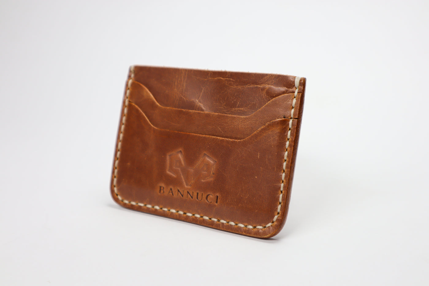 Premium Quality Tan Brown Leather Card Holder by Bannuci